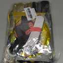 ZERODECO Graduation Decorations, Black and Gold Congrats Grad Banner Paper Pompoms Hanging Swirls Graduation Confetti Paper Garland Party Balloons for Grad Party Decoration Supplies