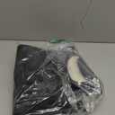 GRANNY SAYS Bathroom Toilet Rugs U Shaped, Bath Mats for Bath, Bathroom Rugs Non Slip Washable, Absorbent Microfiber Toilet Mat, Soft Plush Shaggy Bath Carpet, 20" x 24", Black