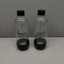 SodaStream 1L Classic DWS Carbonating Bottle Black (twinpack), Pack of 2