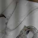 Unique Glass Wall Sconce Light Vintage Glass Wall Light Angel Wings Style Mid Century Modern Wall Light Frosted glassWall Sconce Gold Resin Light Fixture for Dining Room Hallway Bedroom