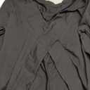 LilyCoco Women's Criss Cross Back Long Sleeve T Shirt Crewneck Open Back Tee Shirt Black Medium