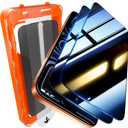 UniqueMe 2 Pack for iPhone 17 Pro Max Privacy Screen Protector - 6.9 inch [Military Grade Shatterproof & 9H+ Hardness] Privacy Screen 17 Pro Max Tempered Glass Full Coverage,Easy to install (Black)