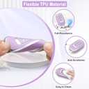 3 x LECART Key Fob Covers for Honda 2024 2025 2022 2023 CR-V Civic Pilot Accord HR-V Sport Touring TPU Key Fob Case 5 Button Car Key Shell Protector 2 Pack Pink & Purple