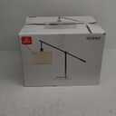 GLOBE Electric 67525 Avellino 66" Floor Lamp, Matte Black, White Linen Shade, Stepless Rotary Dimmer Switch on Socket