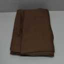 BGment Brown Linen Curtains 63 Inches Long for Living Room, Semi Sheer Window Drapes Rustic Textured for Farmhouse Beroom Dining Room Decor Rod Pocket Lightweight, 2 Panels Set, Each 52 Inch Wide