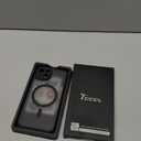 TOCOL Magnetic for iPhone 14 Case, Compatible with Magsafe, Upgraded Full Camera Protection, Drop Protection, Translucent Matte Back Bumper Phone Cover 6.1-Inch (Black)