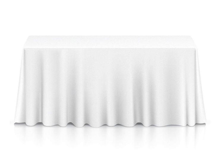 White Linen, 19' x 8', 8 Pack