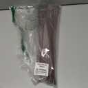 GTSE 14 Inch Brown Zip Ties, 100 Pack, 50lb Strength, UV Resistant Long Nylon Cable Ties, Self-Locking 14" Tie Wraps