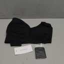 COMFELIE Wireless Seamless Support Bralette Ultra-Comfort Sleep T-Shirt Bra for Large Breasts (Black)