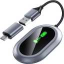 Wireless CarPlay Adapter - Converts Wired to Wireless CarPlay in 5 Seconds, Plug & Play, A7 Dual-Core Chip, Zero Latency, Stable Connection, Compatible with Apple iPhone iOS 10+ & Vehicles 2015+