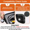 Wheels Replacement Kit for Samsonite Freeform Hardside Carry On Suitcase Luggage(2 Pack)
