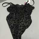 Avidlove Women's Sheer Mesh Bodysuit with Lace Trim Sexy Camisole Date Nights Clubwear Size S