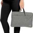 fitglam Women's Maternity Pants for Work & Pregnancy - Office Over The Belly Stretch Skinny Leg Pants with Pockets (Large, 01 Update Black)