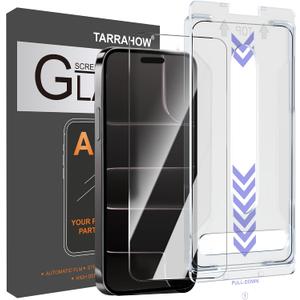 2 Pack Anti-Reflective Screen Protector for iPhone 17 Air [6.5 inch] | Military Grade 9H Full Edge Coverage Tempered Glass, AR Ultra-HD, Easy Installation Kit, Dynamic Island & Case Friendly