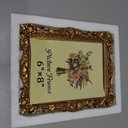 JANDERART Vintage Picture Frame 6x8 Inch, Antique Ornate Photo Frames with Glass Front, Baroque Design, Tabletop & Wall Hanging, Photo Gallery, Gold