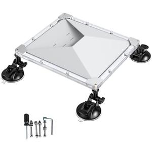 Kitclub 3-in-1 Starlink Mini Mount - Protective Cover + Suction Cup - Fits 1/4" Threaded Holes - Waterproof for Car, RV, Truck, Boat - Heavy-Duty Suction (22+ lbs)