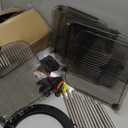 Sloping Narrow Shoe Rack 5 Tiers - Free Standing Vertical Shoes Racks for Small Spaces and Corner, Shoe Storage Organizer for Entryway, Tall Slim Shoe Shelf Cabinet for Shoes and Boots (Clear)