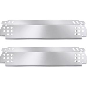 Criditpid Replacement Parts for Nexgrill 720-0864, 720-0864M, 720-0830H, 720-0888N, 720-0888, 720-0896B Grill, Stainless Steel Heat Plate Flame Tamer Grill Burner Parts for Nexgrill 2 Burner 720-0864