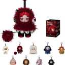 POP MART SKULLPANDA You Found Me! Series Plush Doll Pendant Blind Box Figures, Collectible Toys, Holiday Birthday Gifts for Girlfriend Daughter Girls and Boys, Single Box