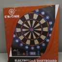 Electronic Dartboard 34 Games 355 Variations with 12 Darts Illuminated Dartboard Dart Storage for 12 Darts