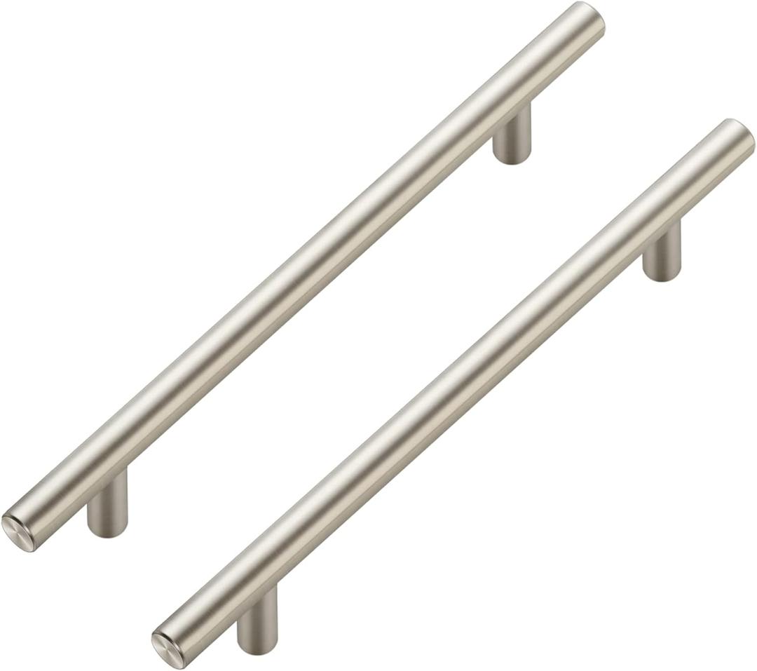 Ravinte 18 Pack 8-13/16 Inch Cabinet Handles Brushed Nickel Stainless Steel Kitchen Drawer Pulls Cupboard Cabinet Pulls 8-13/16"Length,6-1/4" Hole Center