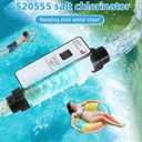 Upgraded IC40 Salt Cell Chlorine Generator Replacement for pentair intellichlor IC40 Pool Chlorinator, Replace Part Number EC-520555 520555, Up to 40,000-Gallon