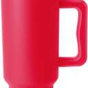 Simple Modern 40 oz Trek Tumbler with Handle and Straw Lid | Cup Holder Friendly Insulated Stainless Steel Travel Mug | Ember Red