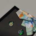 Linsoul TANGZU Waner S.G HiFi 10mm Dynamic Driver PET Diaphragm in-Ear Earphone with Ergonomic Shape, Detachable Recessed 2Pin OFC Braided Cable for Audiophile Musician DJ Stage(Green, with Mic)