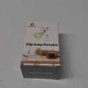 RONG&LAN Clip lamp,360 Rotation Clip on Lamp Portable Book Reading Light,Clamp on Desk/Table/Bunk Bed/Cupboard Home Lighting, (Desk lamp,Seven Colors for Your Choice) (Black,2)