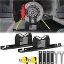 Wheel Alignment Tool, 2 PCS Toe Alignment Tool Plates Without Removing Calipers, Wheel Alignment Kit with 2 Measuring Tapes, Compatible with Most Cars and SUVs(Previous Model)