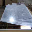 BONEWEI White Bathroom Mirror,60x36 inch Wall Mirror for Bathroom Wall Mounted,Rectangle Mirror for Bathroom Over Sink,Modern Frame Round Corner for Living Room,Bedroom Entryway,Horizontal/Vertical