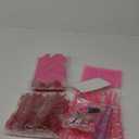 156PCS Pink Girls Party Favors - Little Girl's Birthday Supplies Set with Heart Glasses, Bubble Sticks, Bracelets, Stickers, and More – Ideal Goodie Bag Stuffers for Birthday Party Decorations