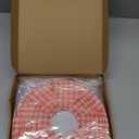 Honoson 12 Pcs Red Gingham Paper Lanterns Picnic Party Decoration 10 Inch Checkered Plaid Round Hanging Chinese Lanterns for Pizza Birthday Picnic BBQ Wedding Baby Showers Decoration