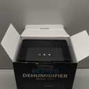 Dehumidifier, 95OZ Dehumidifier for Home 1000 Sq.Ft - Quiet with Auto Shut Off & Relaxing 7 Color Ambient Light,Ideal for Livingroom, Bedroom, Basement(Black)