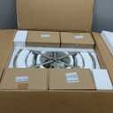 Crystal Chandeliers Modern Round Chandeliers for Dining Room Living Room Bedroom Entryway 7-Tier 17-Lights Nickel (31 Inch)