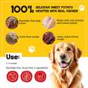 Beefeaters Dog Treats Sweet Potato Chews 28 oz Resealable Bag | Rawhide-Free Jerky Chews | Grain-Free Dog Treats, Gentle Chew | No Corn, Wheat or Gluten, Low Fat Training & High Protein Daily Treat (EXP 03/15/29)