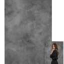 Kate 5x7ft Grey Abstract Photography Backdrop Texture Microfiber Old Master Backdrop Professional Head Shot Gray Portrait Photo Background
