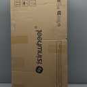 isinwheel Electric Scooter for Kids Ages 6-12, 150W Motor, 6/10 MPH Speeds, Colorful Lights, Adjustable Height, Kids Electric Scooter with Dual Brake & Thumb Throttle Great Gift for Boys & Girls (Blue)