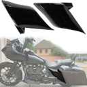 PSLER Stretched Extended Side Cover Panels for Touring Street Glide Road Glide Road King Electra Glide Ultra Classic 2014UP