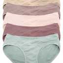 Kindred Bravely Under the Belly Bikini Maternity Underwear for Women and Postpartum Underwear 5 Pack, S