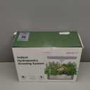 Stainless Steel Hydroponics Growing System Kits, Controlled Smart Indoor Garden with LED Grow Light Full Spectrum, 15 Pods Plant Germination Kit, with Quiet Pump,for Vegetables Herbs,Gardening Gifts (Silver)