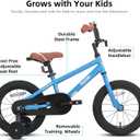 JOYSTAR 12 Inch Kids Bike for 2-4 Years Boys Girls Gifts Bikes Blue