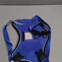 Service Dog Vest Harness and Leash Set+10 Patches,No Pull&Easy Walk Reflective Dog Harness with Soft Padded Handle for Training/Everyday (Blue, Small)