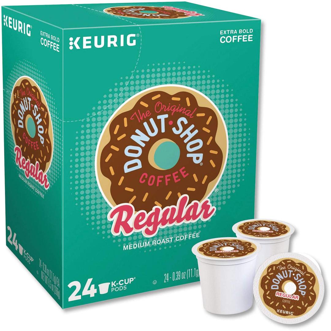 2 x The Original Donut Shop Regular Keurig Single-Serve K-Cup Pods, Medium Roast Coffee, 24 Count (EXP 08/09/28)