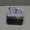 Square Shower Drain 6", SUS 304 Stainless Steel Floor Drain with Grid Drain Cover & Hair Strainer, Matte Black