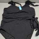Two Piece High Waisted Swimsuits - Women Tummy Control Bikini Modest Bathing Suit 2PC 2025 (18 Plus, Black)