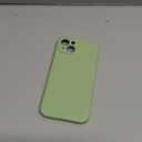 Magnetic for iPhone 13 Case, Compatible with MagSafe, [Full Camera Protection][Screen Protector] Silicone Shockproof Protective Phone Case for iPhone 13 6.1", Matcha