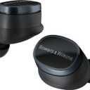 Bowers & Wilkins Pi8 Bluetooth Wireless Earbuds (Anthracite Black), in-Ear Bluetooth Earphones with Qualcomm Chipset & aptX Lossless, Active Noise Cancelling Earbuds, 3 Built-in Mics, 15-Min Charging