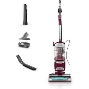 Shark DETECT Lift-Away Corded Upright Vacuum with Detect Technology, Self-Cleaning Brushroll for No Hair Wrap, Anti-Allergen Complete Seal, and Odor Neutralizer Technology, Burgundy, LA492