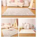 Joypony Baby Play Mat, 71x59 Inch Foldable Play Mats for Babies and Toddlers, Waterproof & Anti-Slip Portable Foam Floor Mat for Tummy Time with Travel Bag Indoor Outdoor
